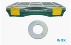 MU2- Coffret De Rondelle Plate Moyenne Type M Inox A2- NFE 25513- 1103 Pcs
