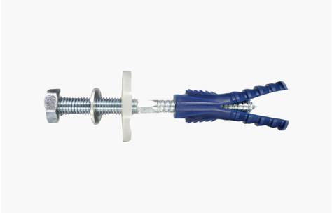 FIX CHAUF EAU 10X120 PAROIS PLEINES ROND PLATE PLASTIQUE (X4)