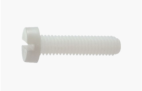 Vis Métaux Tête Cylindrique Fendue Nylon - DIN 84