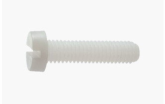 Vis Métaux Tête Cylindrique Fendue Nylon - DIN 84