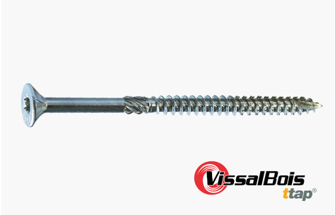 Vis À Bois Agglomérés Tête Fraisée Torx Zingué 5x120 Boîte De 100