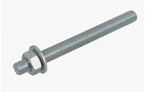 Tige Pour Scellement Chimique Acier Zingué Blanc Classe 5.8